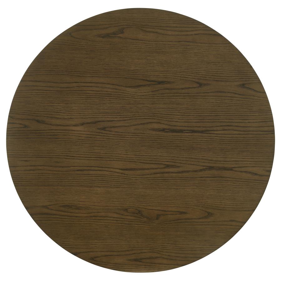 Ottowa 5-piece Round Wood Dining Room Table Set Brown - 193660-S5