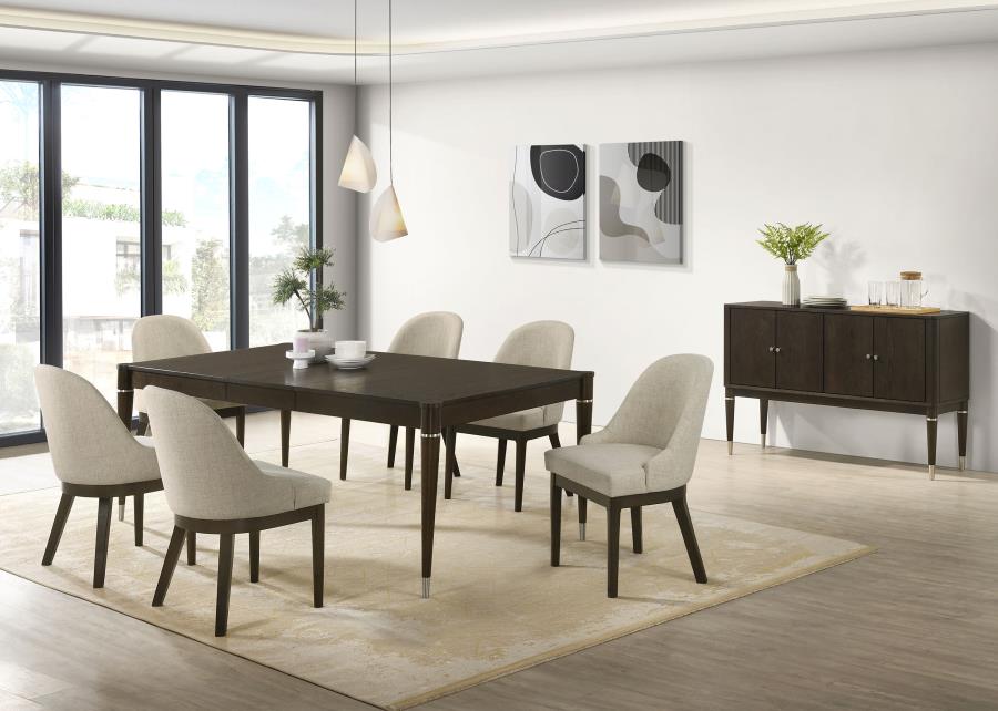 Reseda Upholstered Dining Side Chair Beige (Set of 2) - 193672
