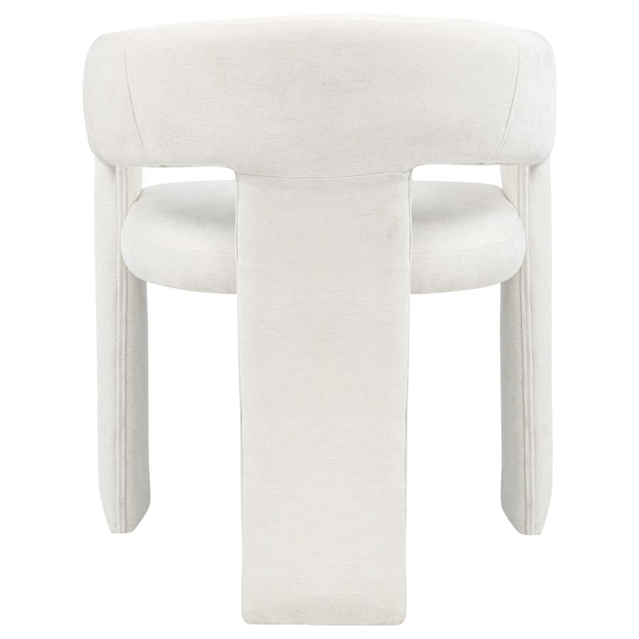 Carlow Upholstered Dining Arm Chair White (Set of 2) - 193813WHT