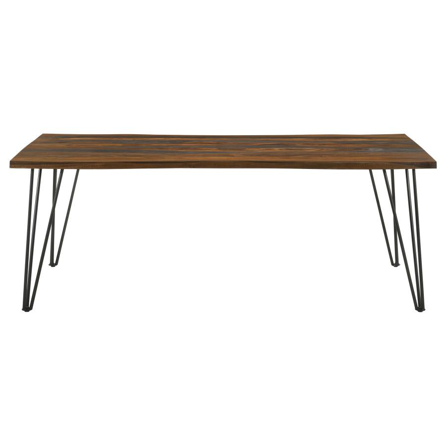 Neve 80-inch Live Edge Dining Table Grey Sheesham - 193861