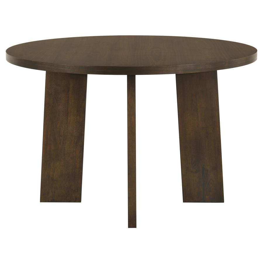 Strouse 5-piece Dining Set Wheat and Walnut - 193940WAL-S5A