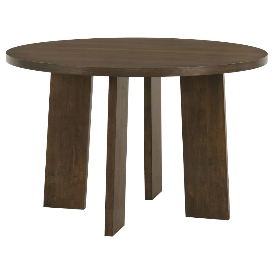 Strouse 5-piece Dining Set Grey and Walnut - 193940WAL-S5E