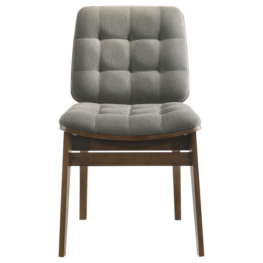 Strouse 5-piece Dining Set Grey and Walnut - 193940WAL-S5E