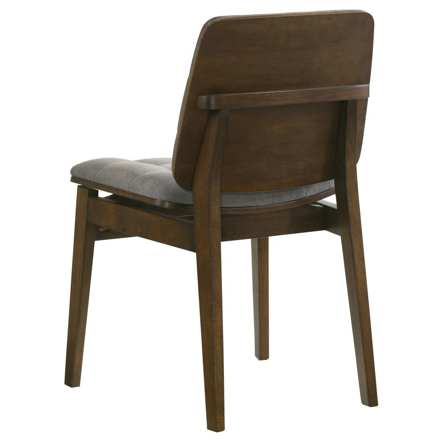 Strouse 5-piece Dining Set Grey and Walnut - 193940WAL-S5E