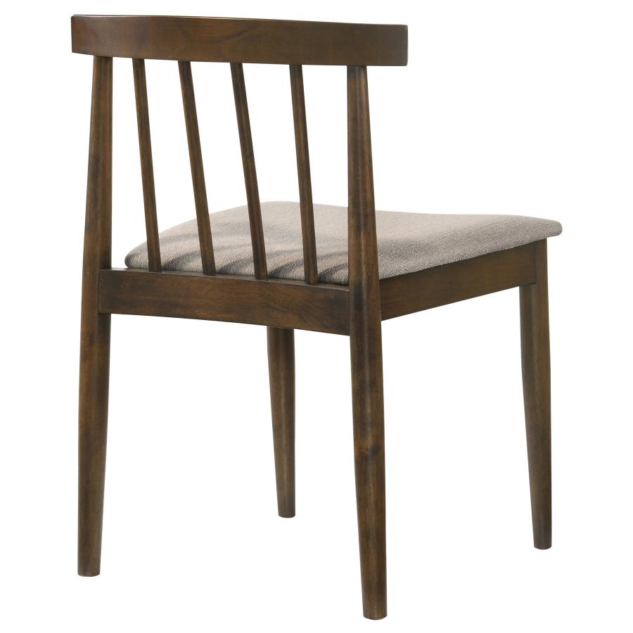 Cullen Dining Side Chair Upholstered Seat Dark Walnut (Set of 2) - 193942WAL