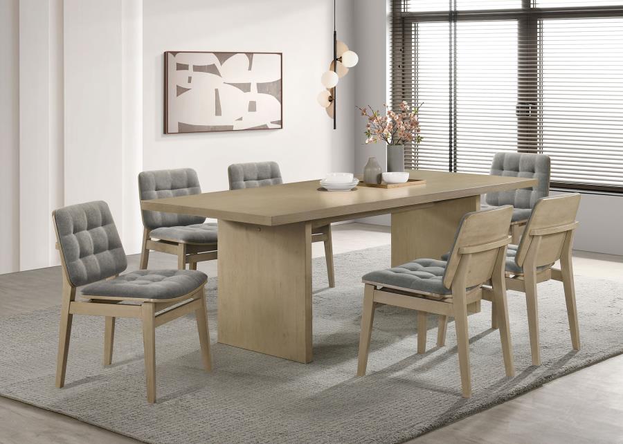 Decker 82-inch Rectangular Wood Dining Table Natural Oak - 193951NAT