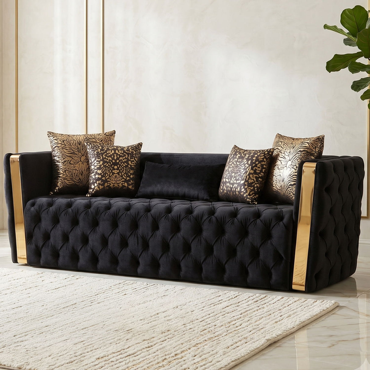 Naomi - Button Tufted Sofa
