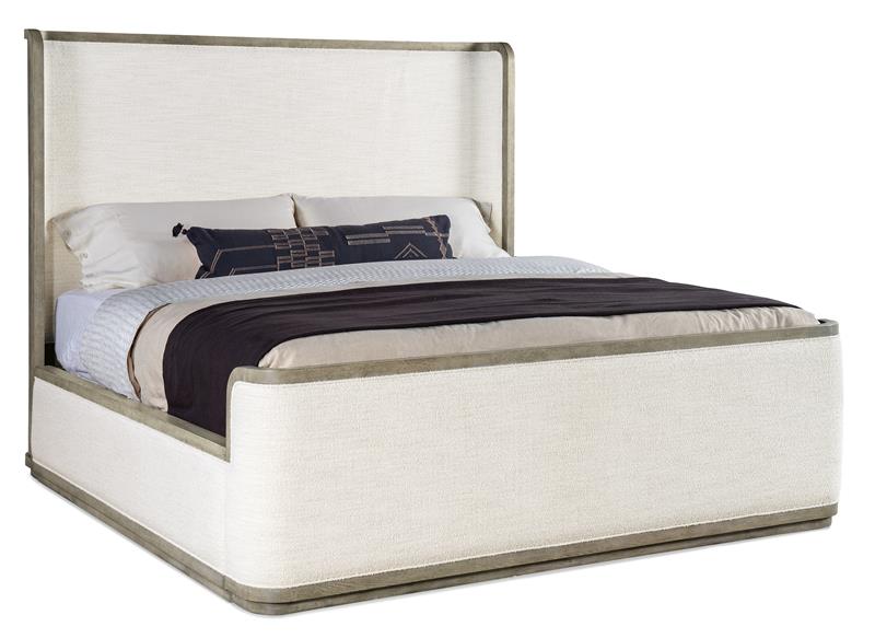 Linville Falls Boones Cal King Upholstered Shelter Bed - 6150-90460-85