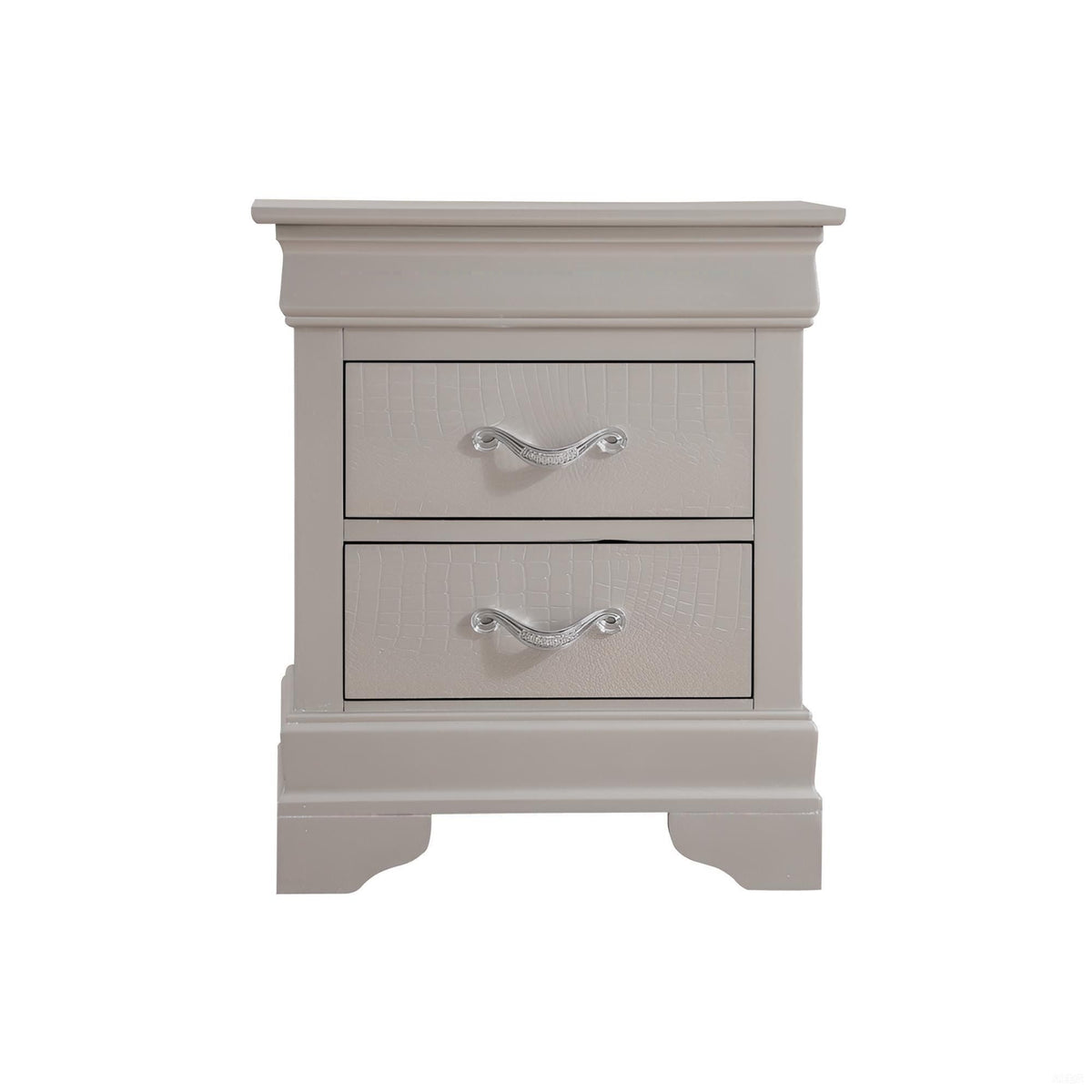 Modern Nightstand - Champagne