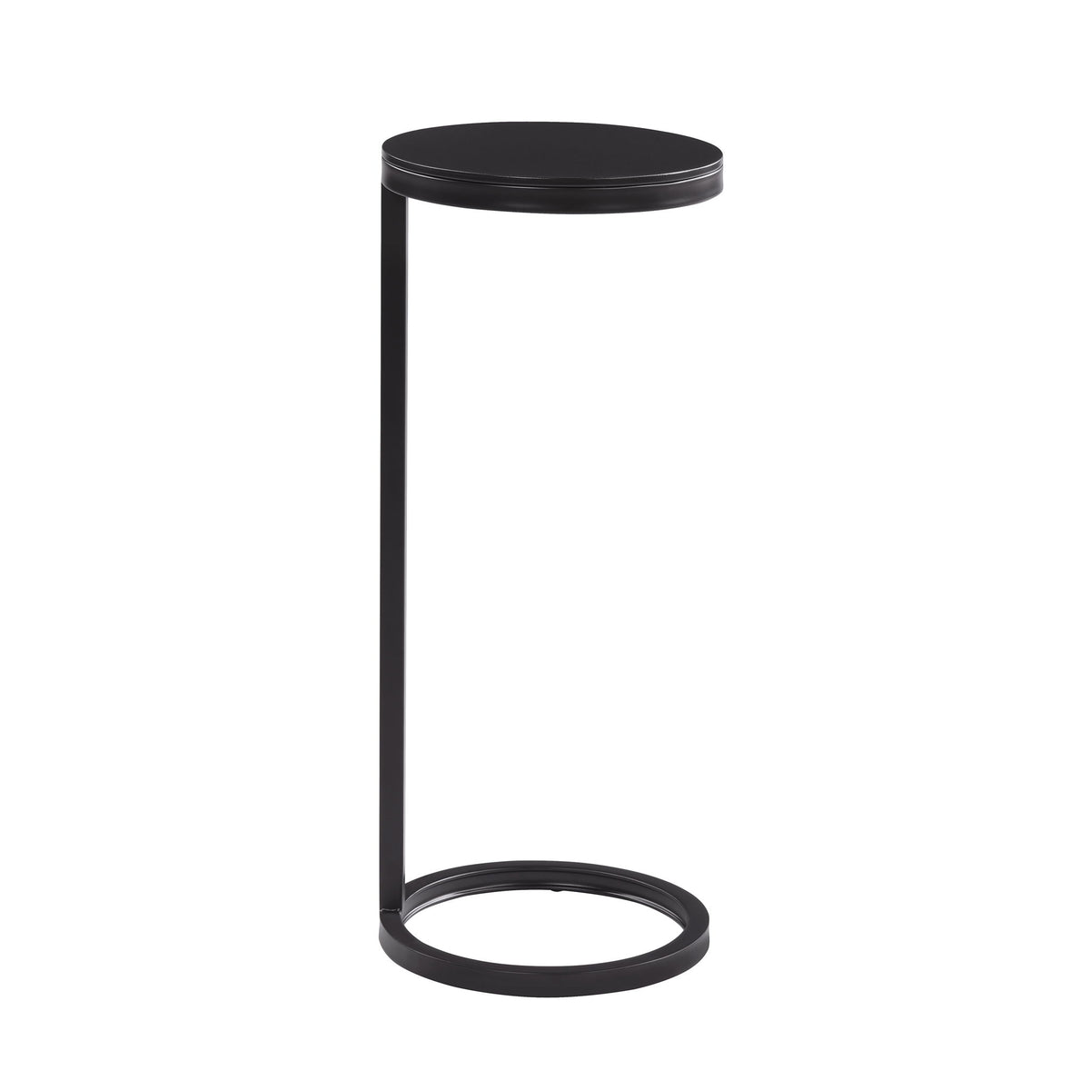 Yancey - Round Accent Table - Antique Bronze