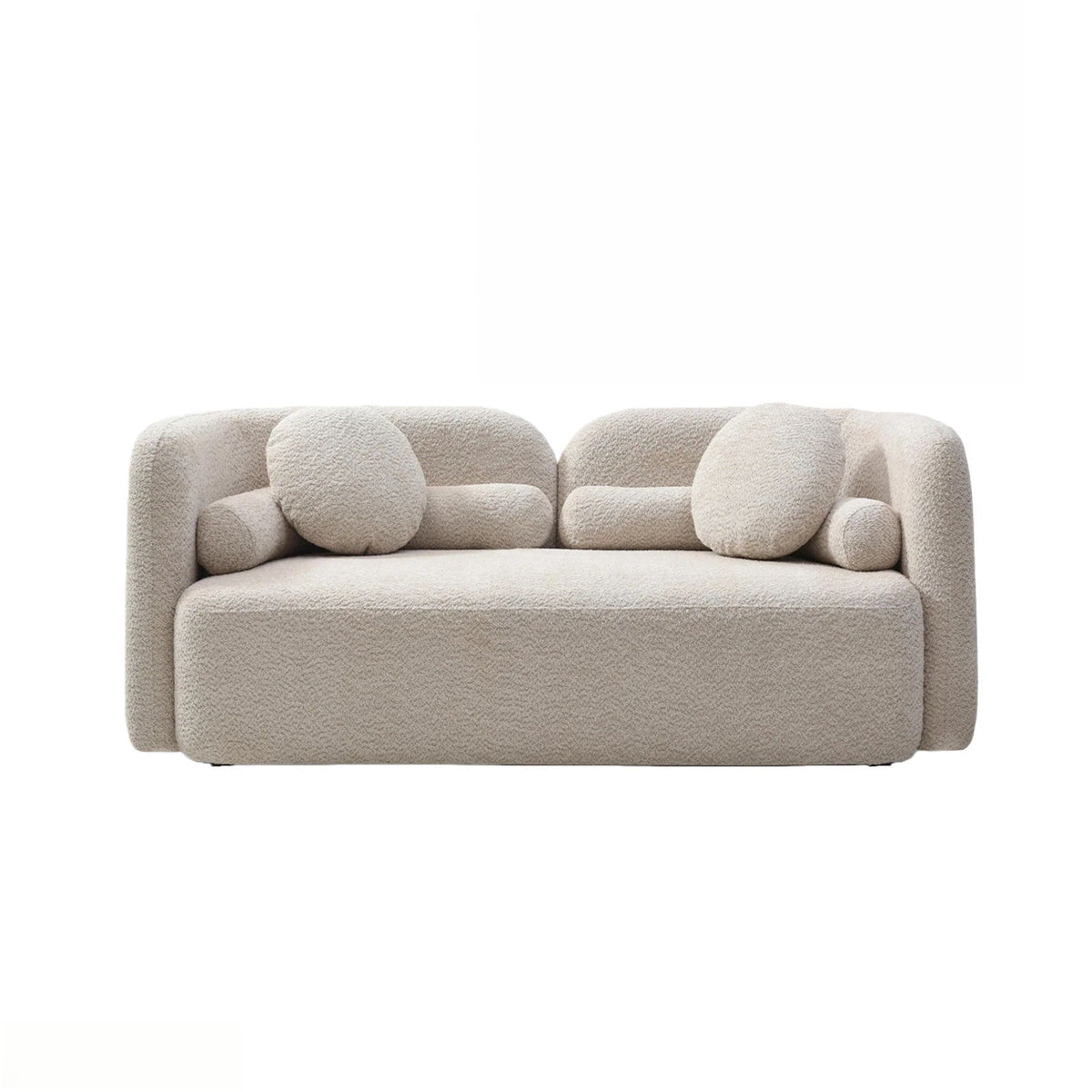 2 Seater Sofa Couch For Living Room - Light Beige