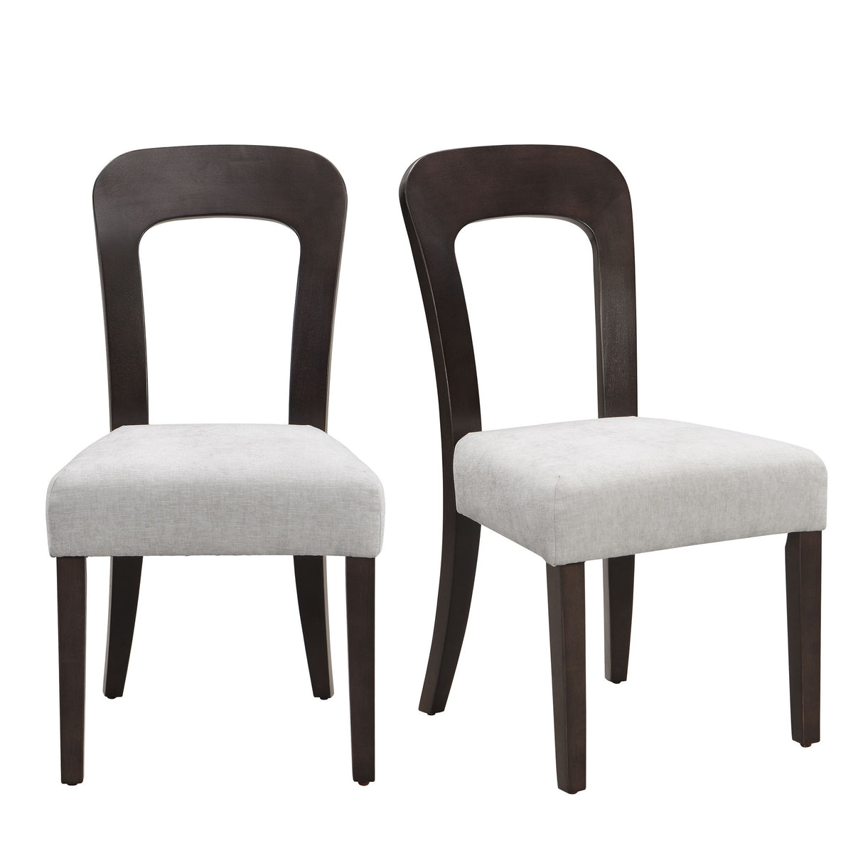Upholstered Dining Chairs (Set of 2) - Gray