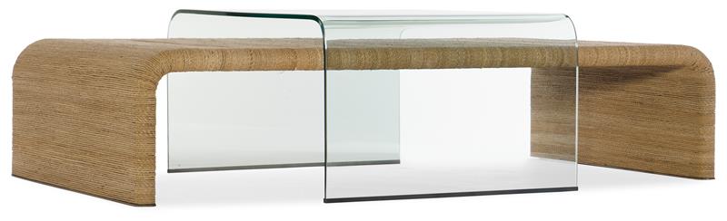 Amani Rope and Glass Cocktail Table - 1672-80210-80