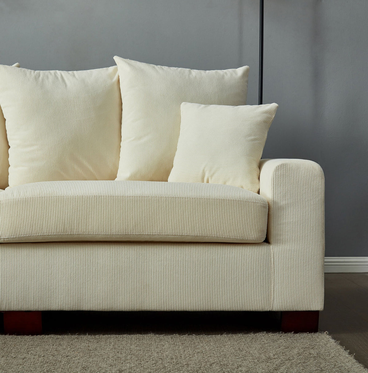 5 Seater Oversized Convertible L & U Shaped Couch