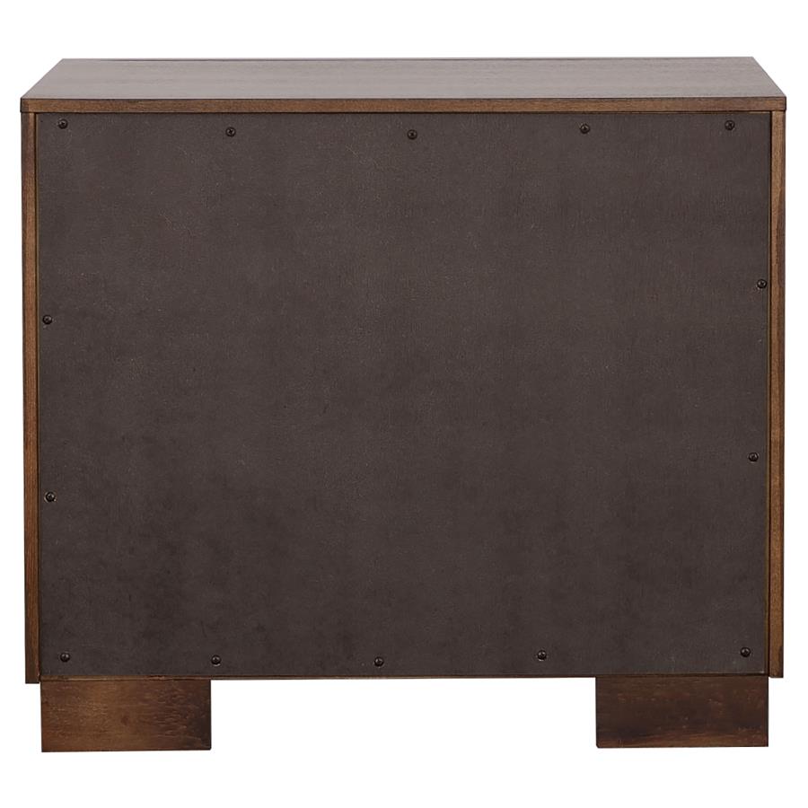 Jessica 6-piece Eastern King LED Bedroom Set Cappuccino - 200711KE-S6P