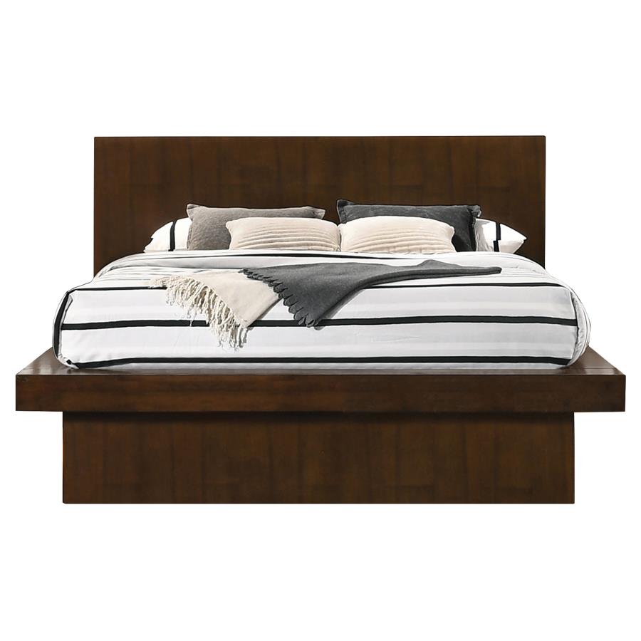 Jessica 6-piece Queen LED Bedroom Set Cappuccino - 200711Q-S6P