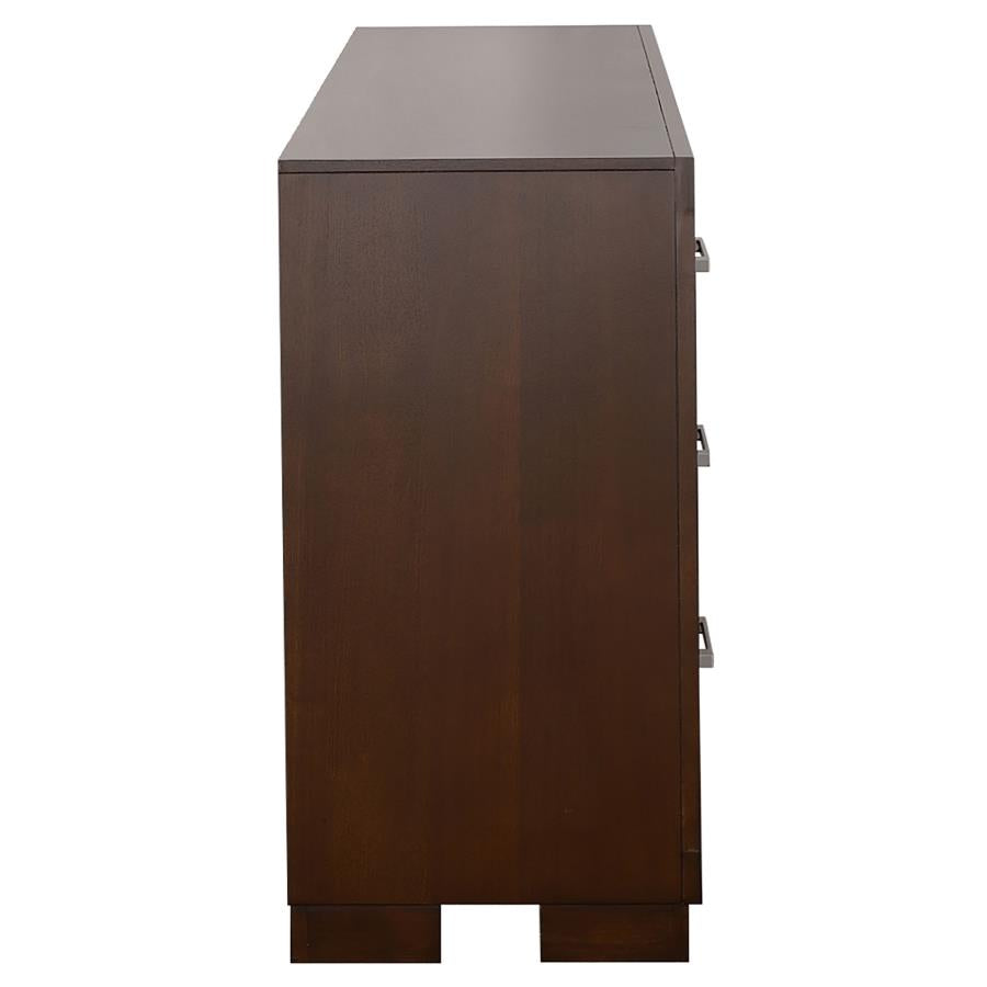 Jessica 6-drawer Dresser Cappuccino - 200713