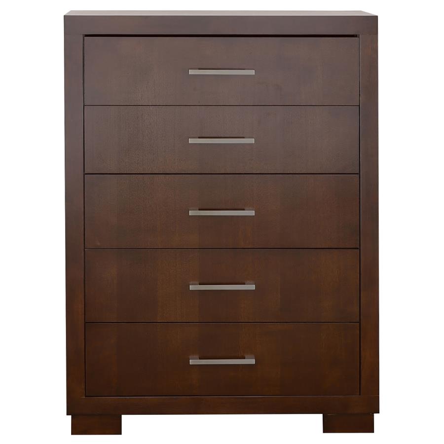 Jessica 5-drawer Bedroom Chest Cappuccino - 200715