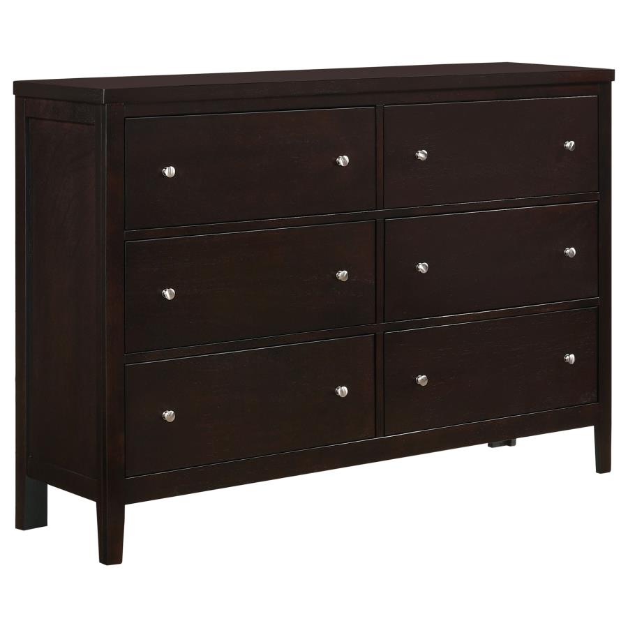 Carlton 4-piece Full Bedroom Set Cappuccino - 202091F-S4