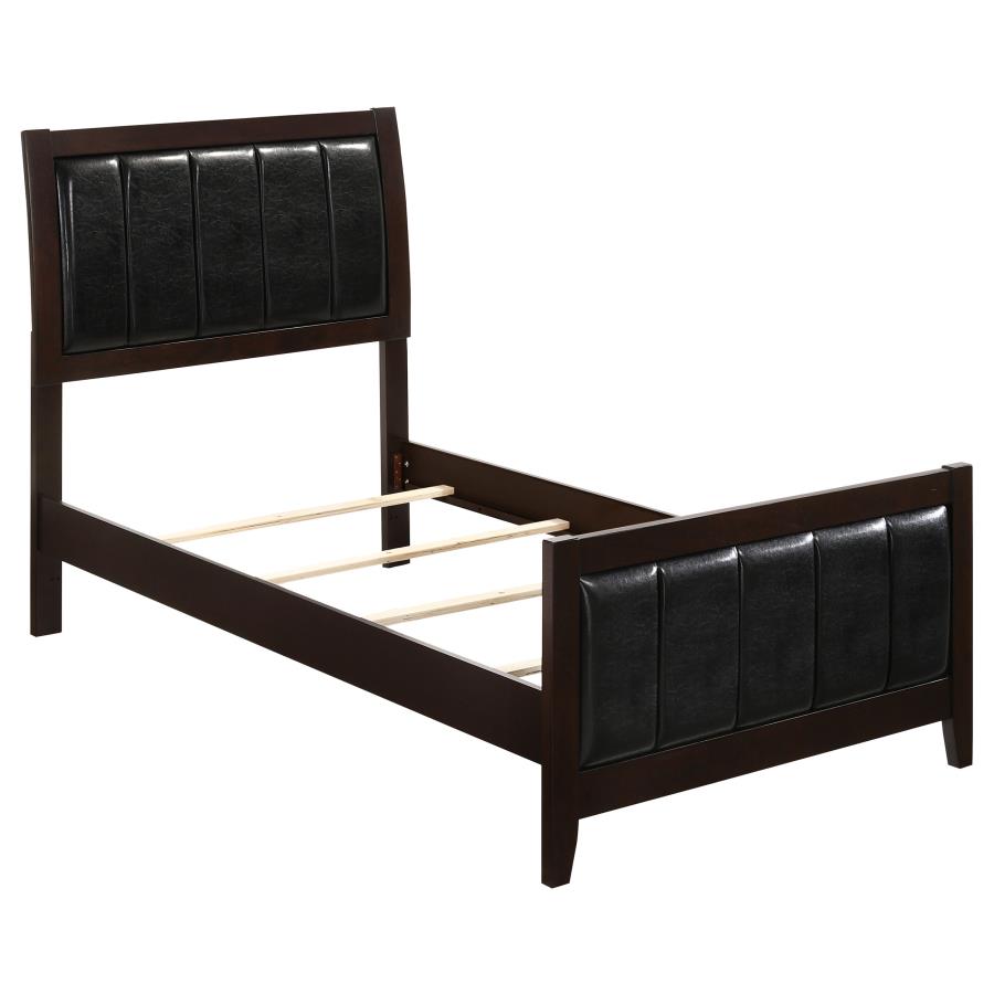 Carlton 5-piece Twin Bedroom Set Cappuccino - 202091T-S5