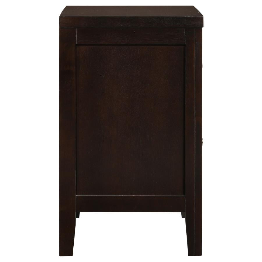 Carlton 2-drawer Nightstand Cappuccino - 202092