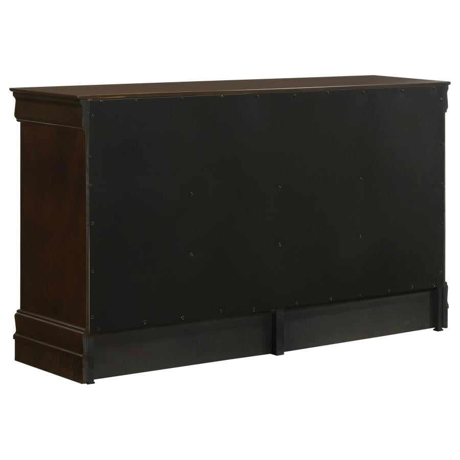 Louis Philippe 5-piece Eastern King Bedroom Set Cappuccino - 202411KE-S5