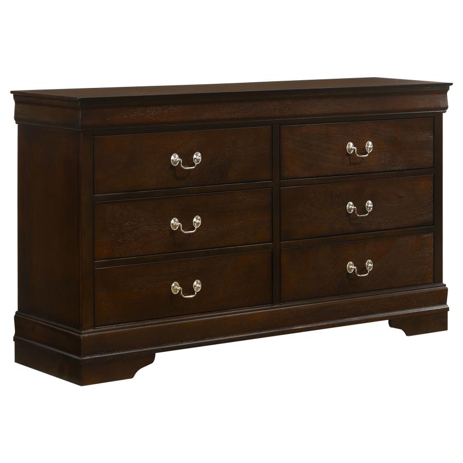 Louis Philippe 5-piece Queen Bedroom Set Cappuccino - 202411Q-S5