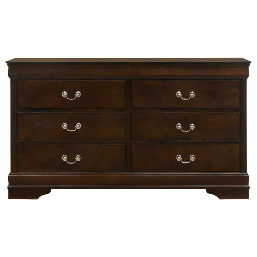 Louis Philippe 5-piece Queen Bedroom Set Cappuccino - 202411Q-S5