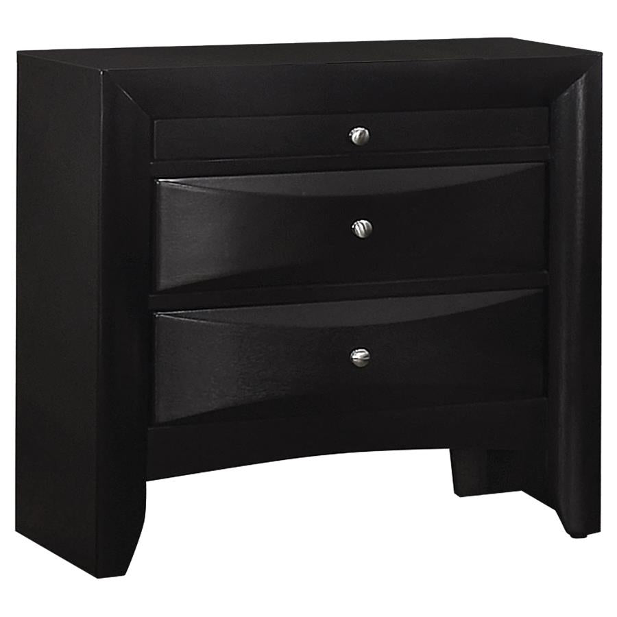 Briana 4-piece California King Bedroom Set Black - 202701KW-S4
