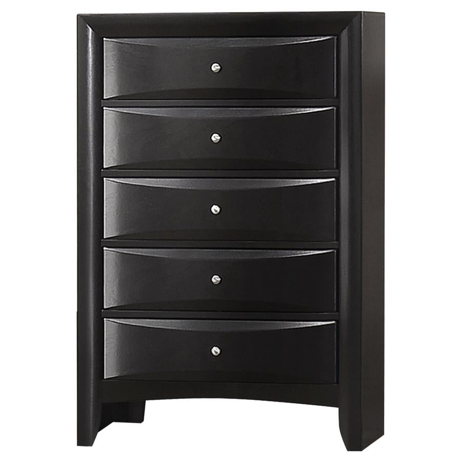 Briana 5-piece California King Bedroom Set Black - 202701KW-S5