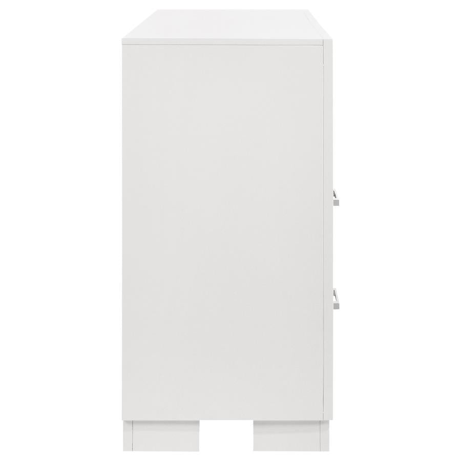 Jessica 6-drawer Dresser Snow White - 202993