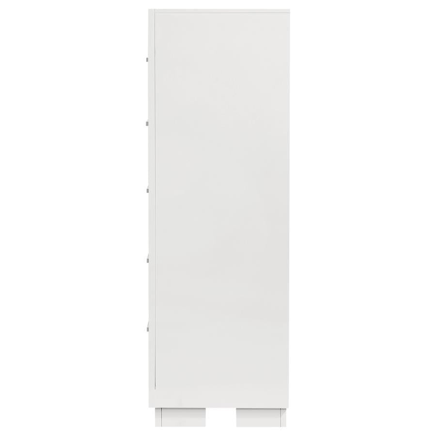 Jessica 5-drawer Bedroom Chest Snow White - 202995