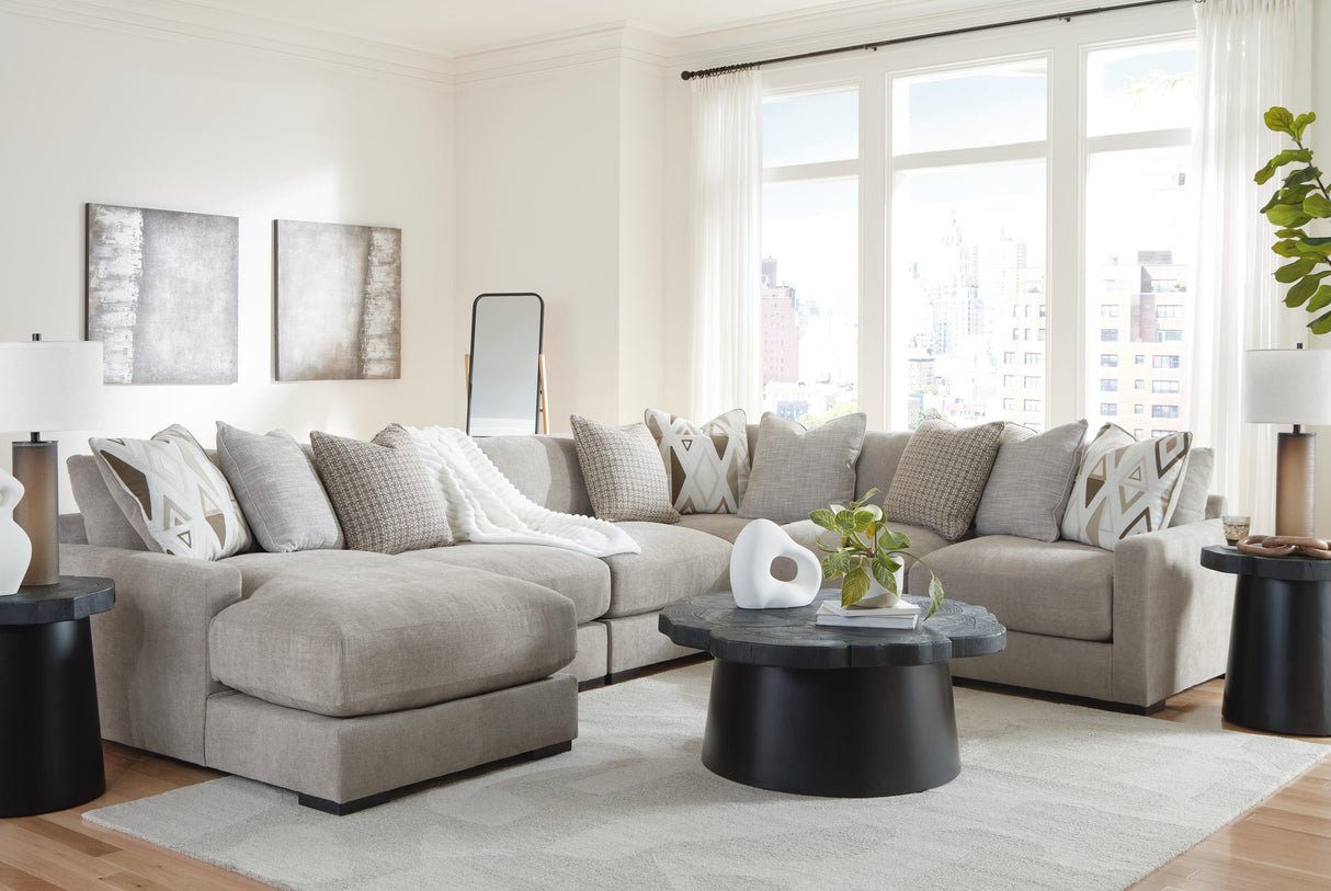Aslan Court 6-Piece Sectional with Chaise - 20305S8