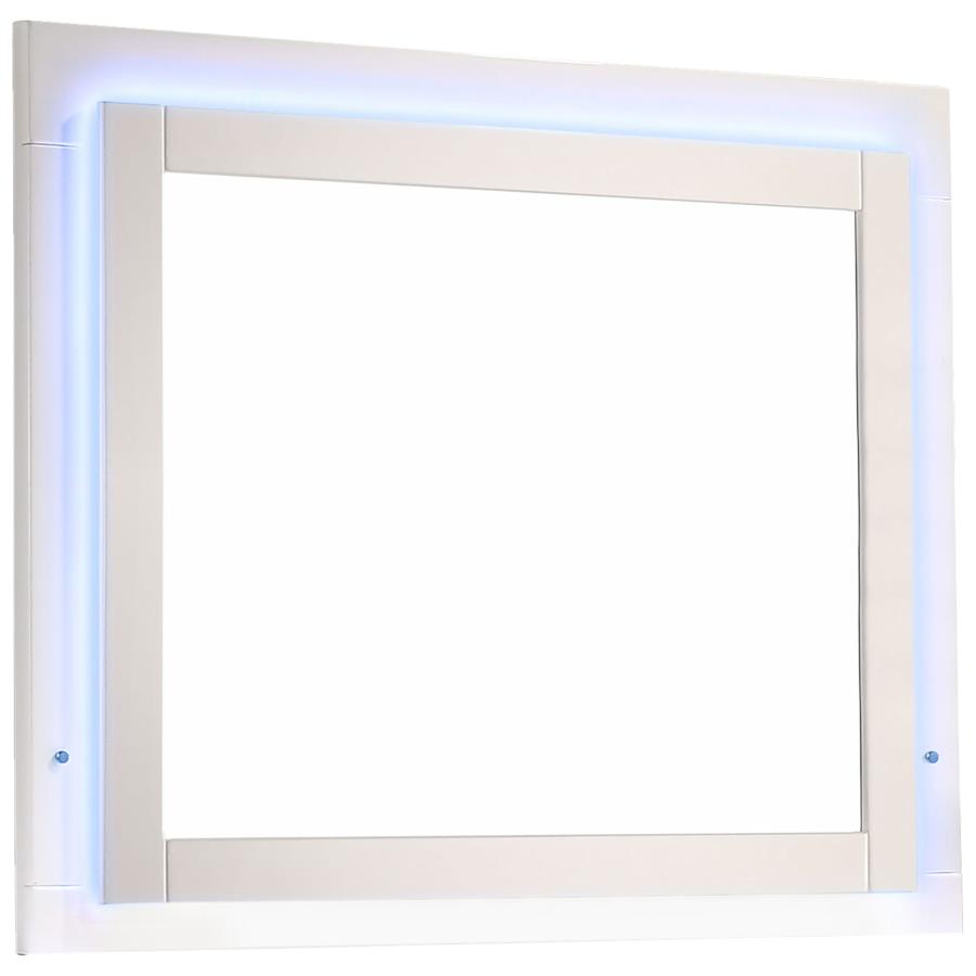 Felicity 5-piece Twin Bedroom Set White High Gloss - 203500T-S5L