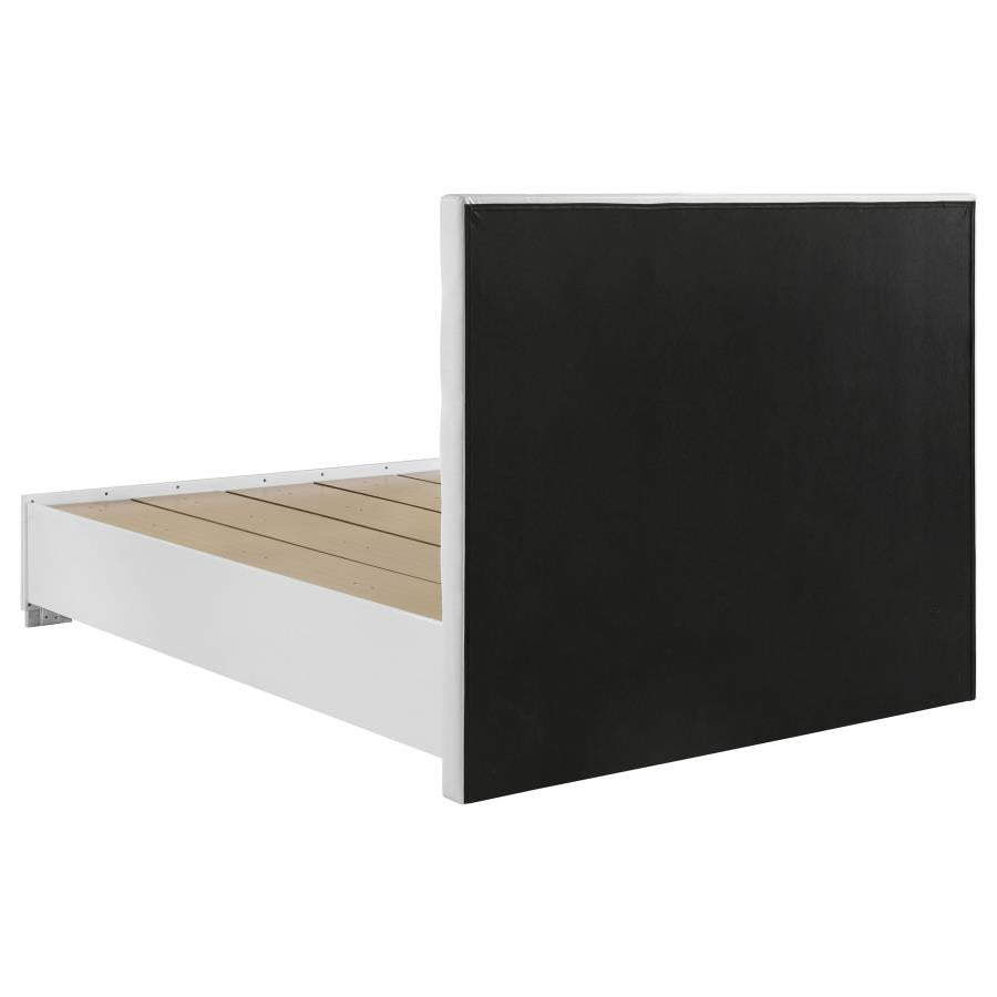Felicity Eastern King Storage Bed White High Gloss - 203510KE