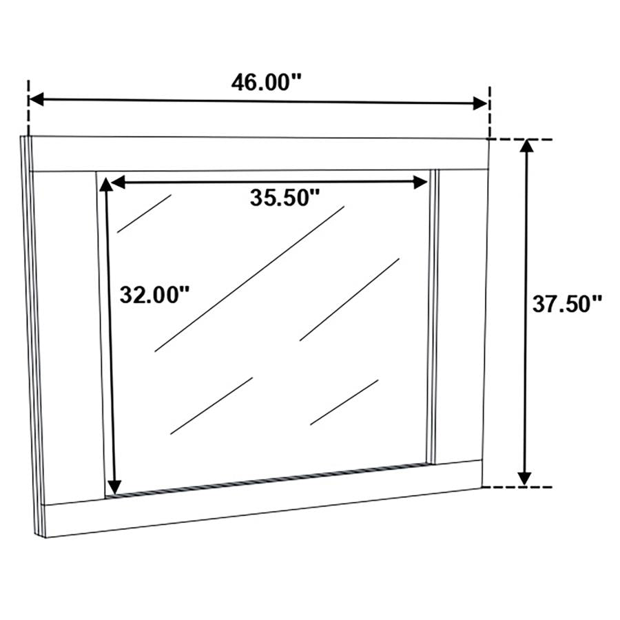 Felicity 4-piece Eastern King Bedroom Set White High Gloss - 203511KE-S4