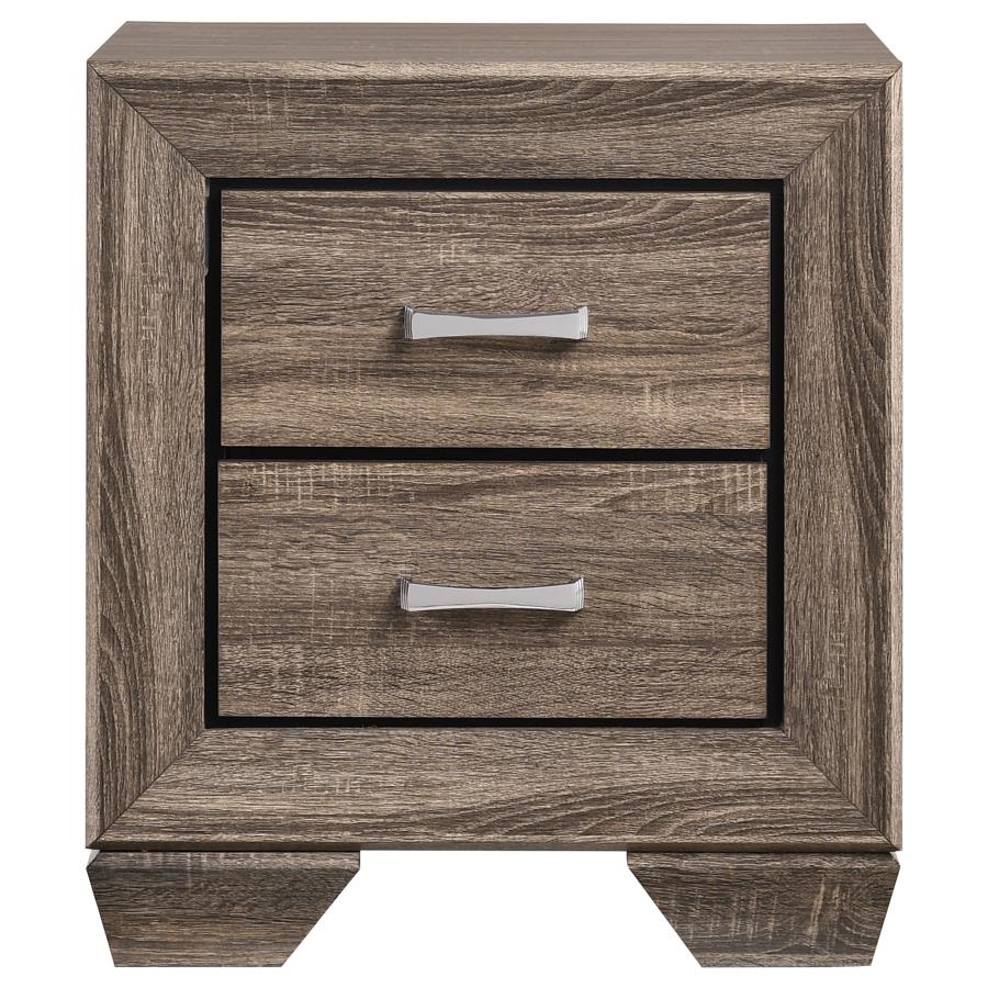Kauffman 4-piece Eastern King Bedroom Set Washed Taupe - 204190KE-S4