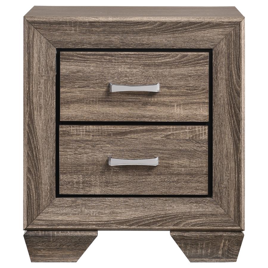 Kauffman 5-piece Queen Bedroom Set Washed Taupe - 204190Q-S5