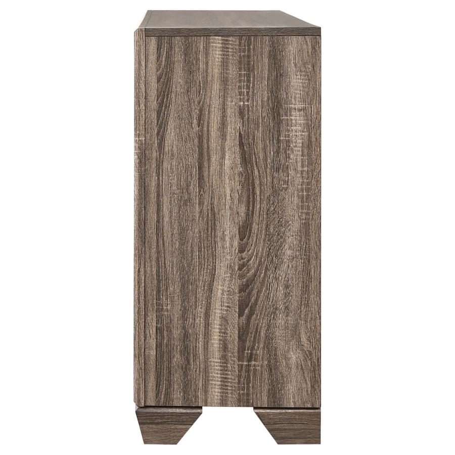 Kauffman 6-drawer Dresser Washed Taupe - 204193