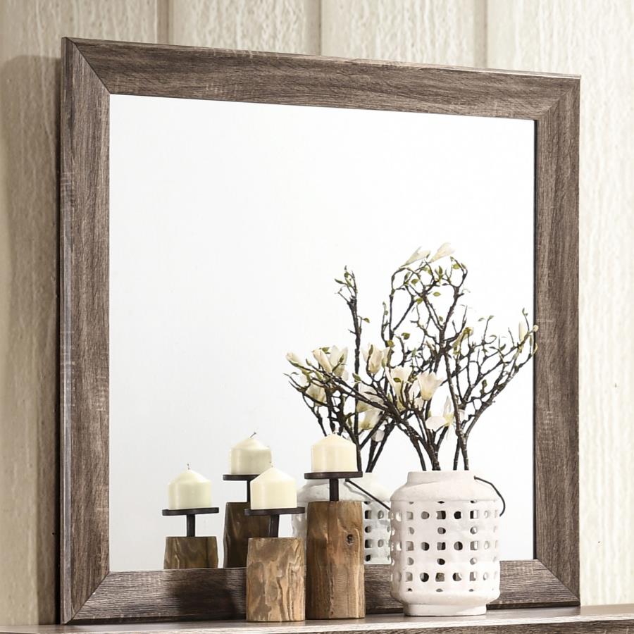 Kauffman Dresser Mirror Washed Taupe - 204194