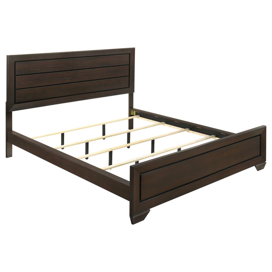Kauffman 4-piece California King Bedroom Set Dark Cocoa - 204391KW-S4