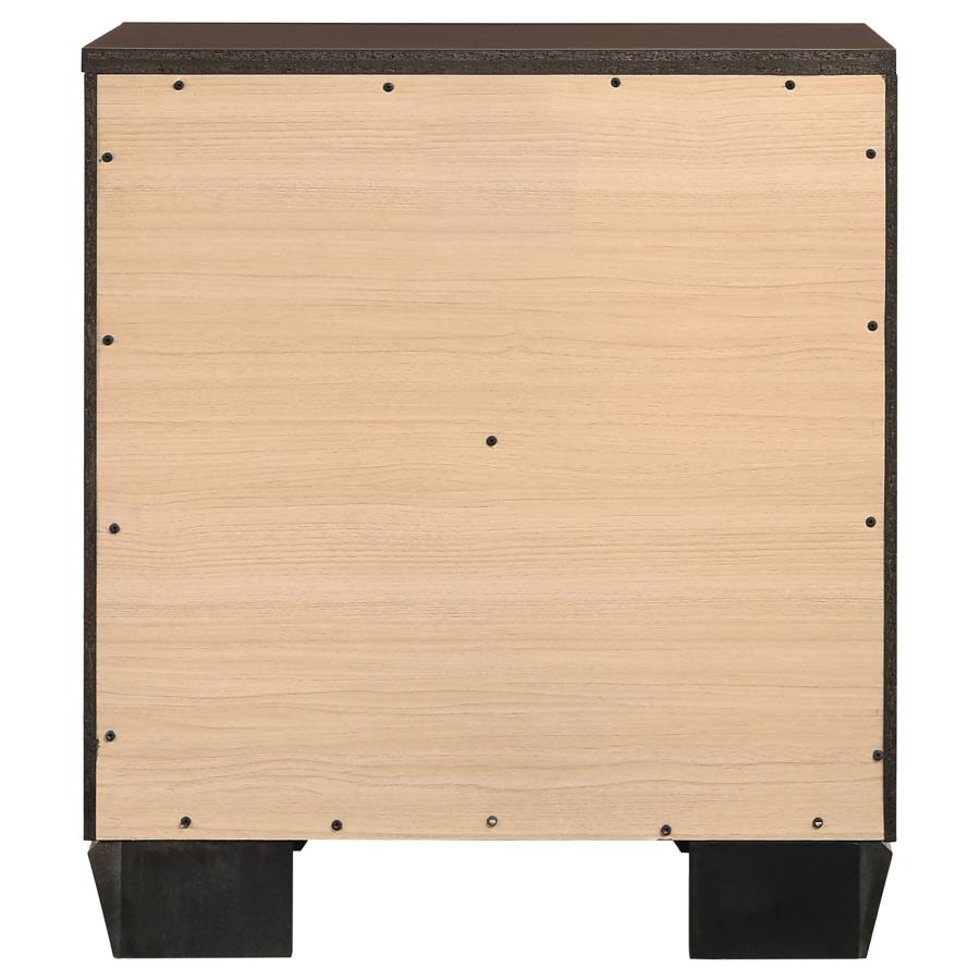 Kauffman 2-drawer Nightstand Dark Cocoa - 204392