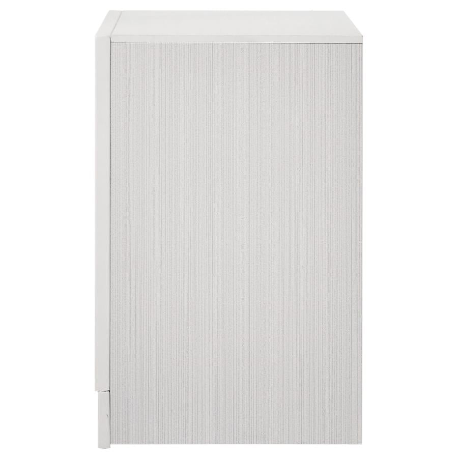 Miranda 3-drawer Nightstand Bedside Table White - 205112