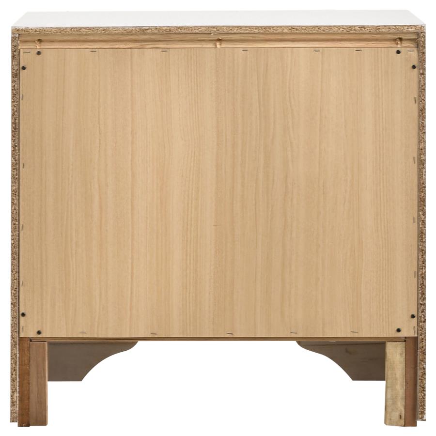Miranda 3-drawer Nightstand Bedside Table White - 205112