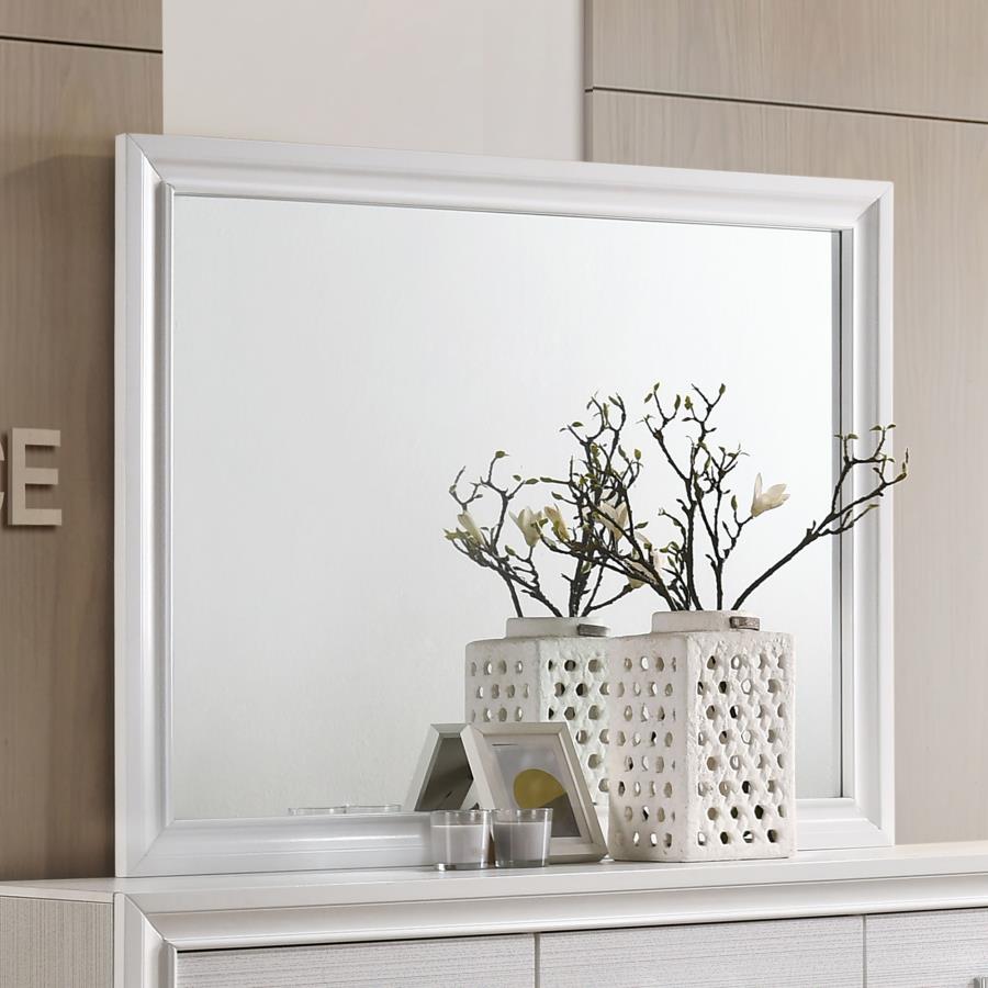 Miranda Dresser Mirror White - 205114