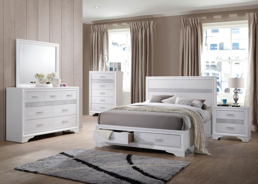 Miranda 6-drawer Bedroom Chest White - 205115