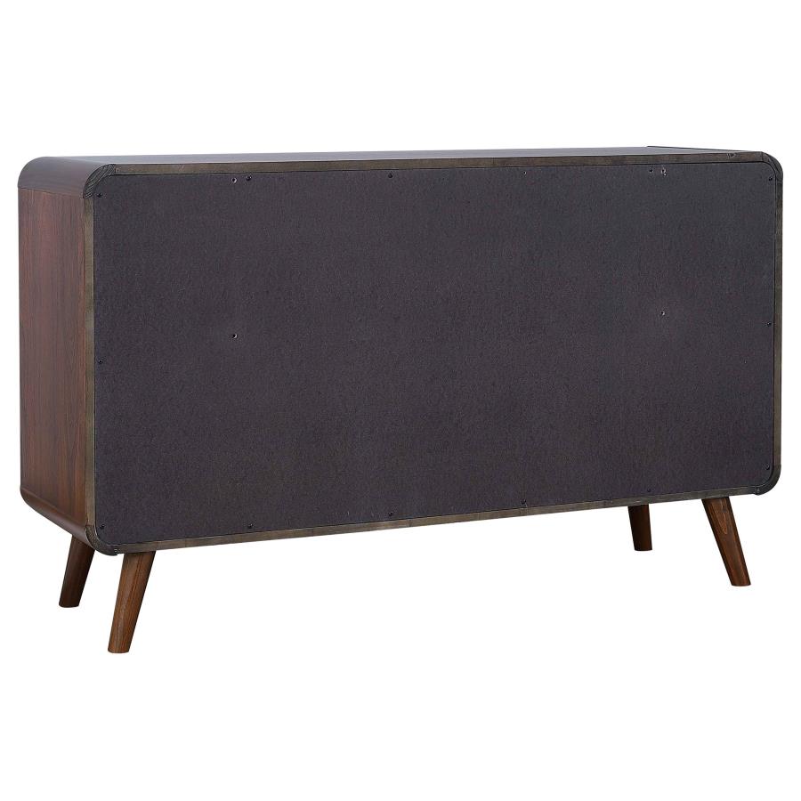 Robyn 6-drawer Bedroom Dresser Dark Walnut - 205133