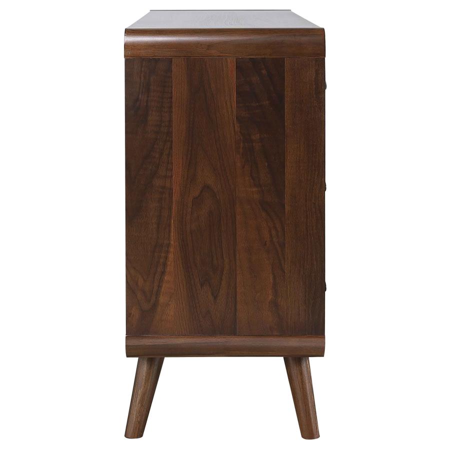 Robyn 6-drawer Bedroom Dresser Dark Walnut - 205133