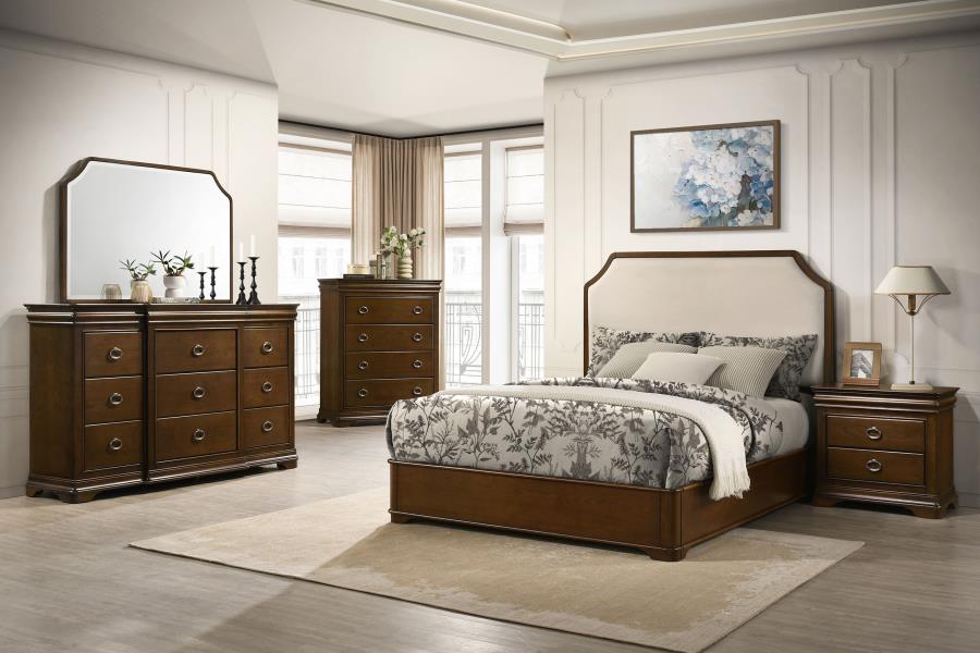 Garland 5-piece Queen Bedroom Set Brown Cherry - 205301Q-S5