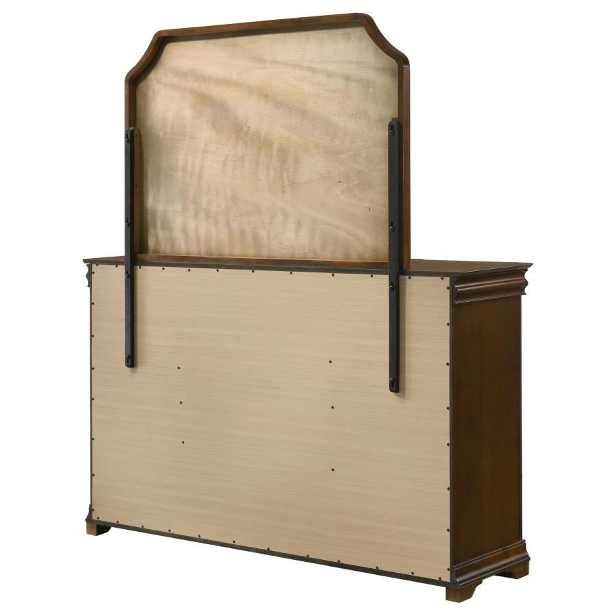 Garland 11-drawer Bedroom Dresser with Mirror Brown Cherry - 205303M